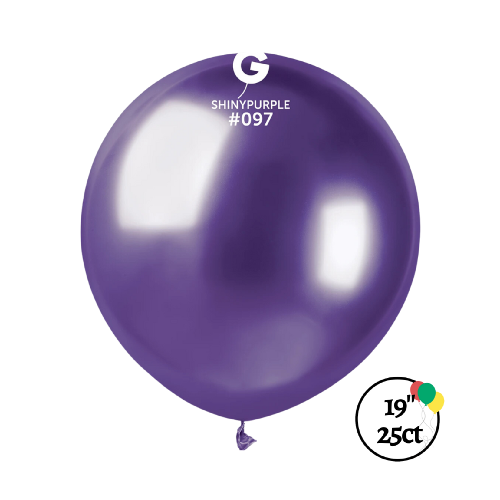 Gemar Gemar 19" Shiny Purple 25ct