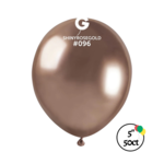 Gemar Gemar 5" Shiny Rose Gold 50ct Balloon