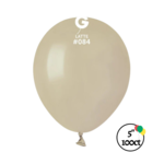 Gemar Gemar 5" Latte Balloon 100ct
