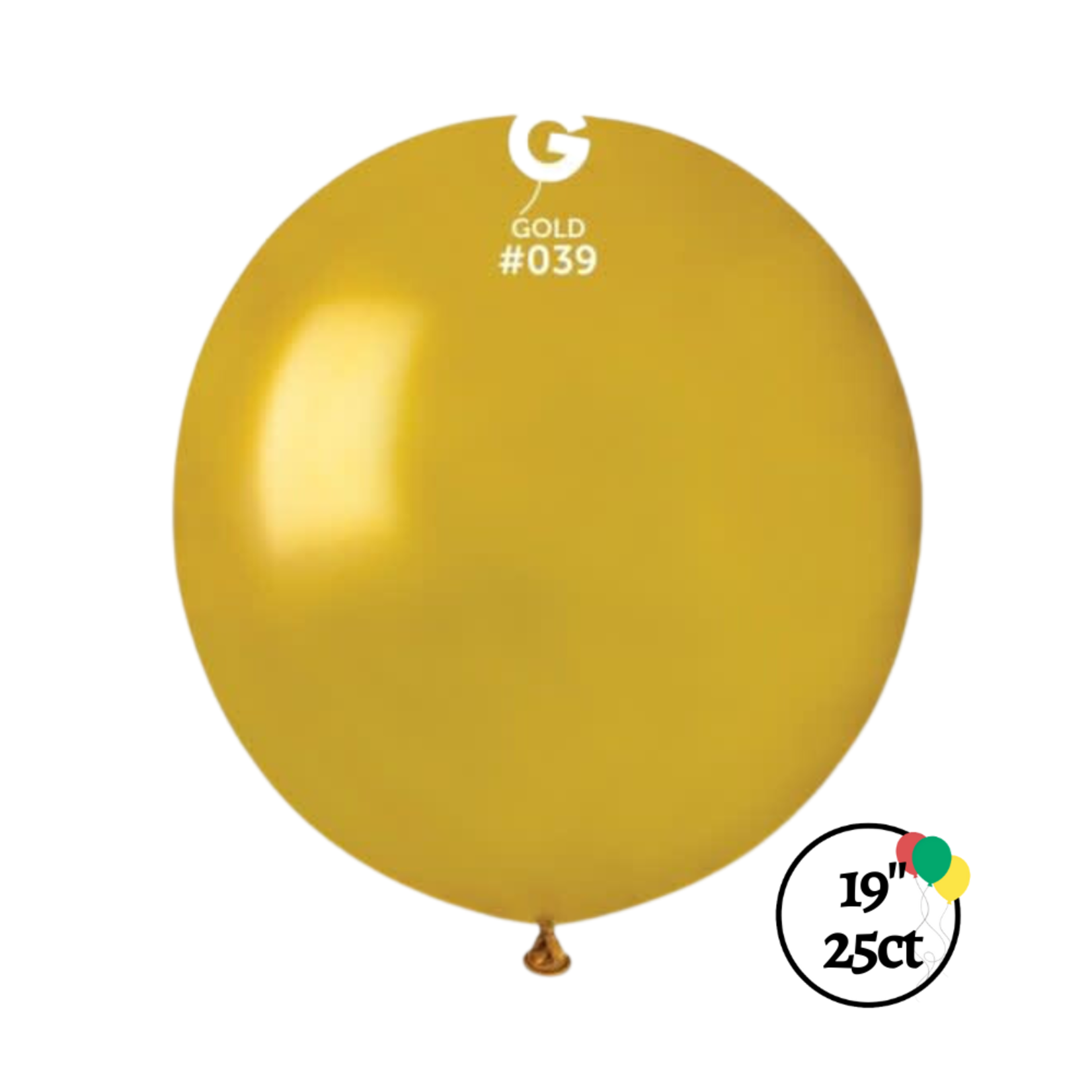 Gemar Gemar 19" Metallic Gold Balloon