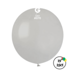 Gemar Gemar 19" Grey 25ct Balloon