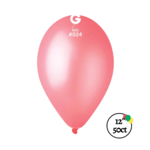 Gemar Gemar 12" Neon Red 50ct Balloons