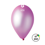 Gemar Gemar 12" Neon Purple 50ct Balloons