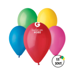 Gemar Gemar 12" Classic Assorted 50ct Balloons