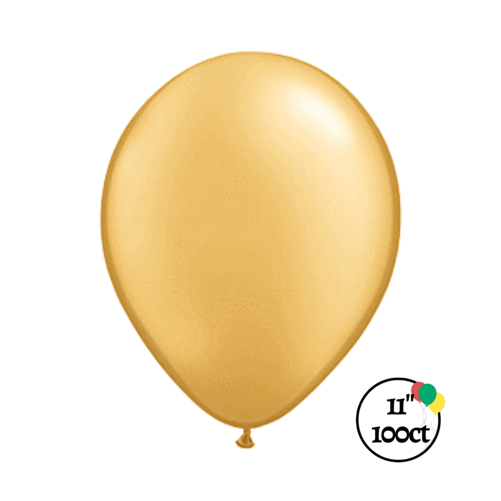 Qualatex Qualatex Metallic Gold 11" 100ct
