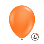 Tuftex 5" Tuftex Orange Balloon 50ct