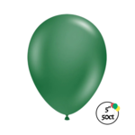 Tuftex 5" Tuftex Metallic Forest Green Balloon 50ct