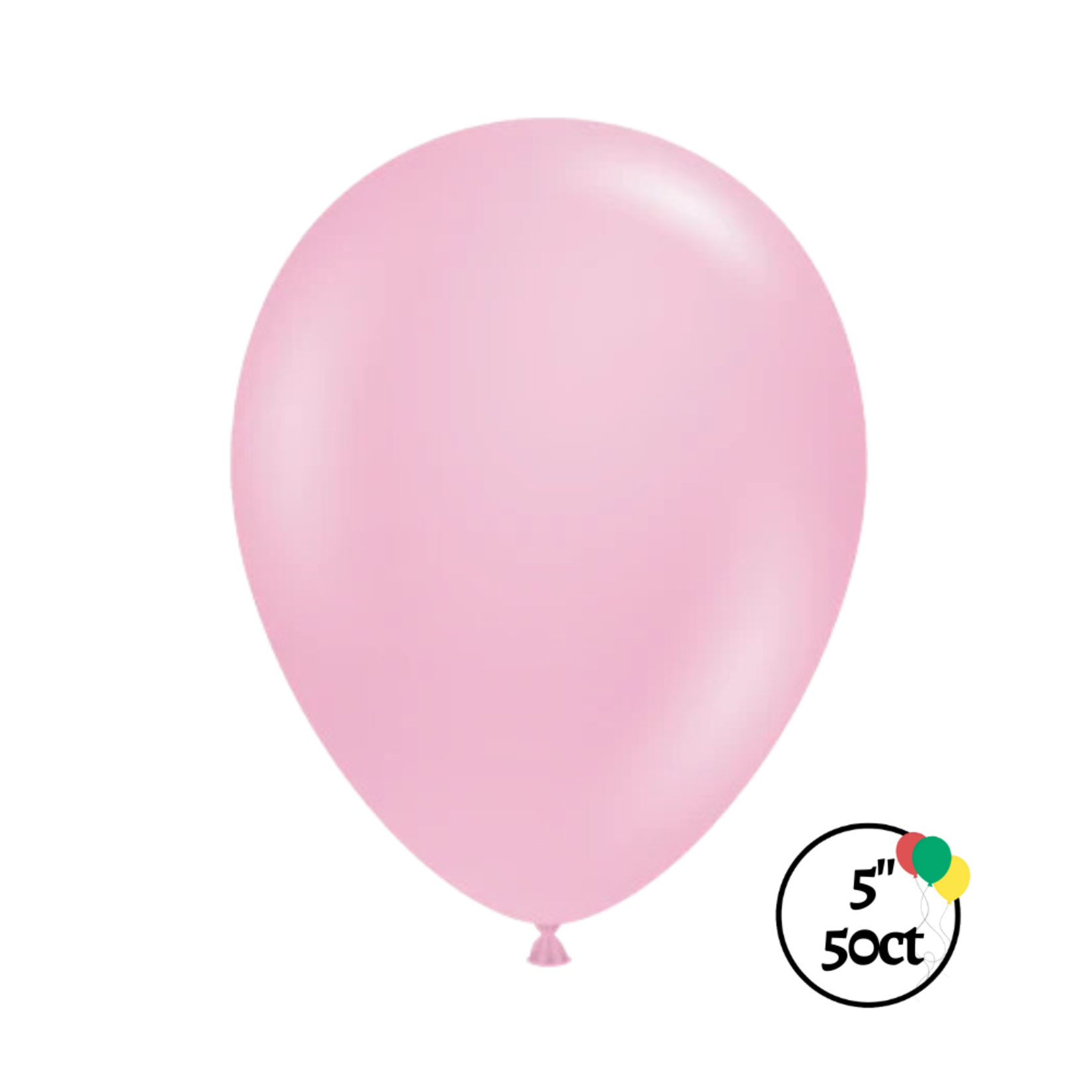 Tuftex 5" Tuftex Pink Balloon 50ct