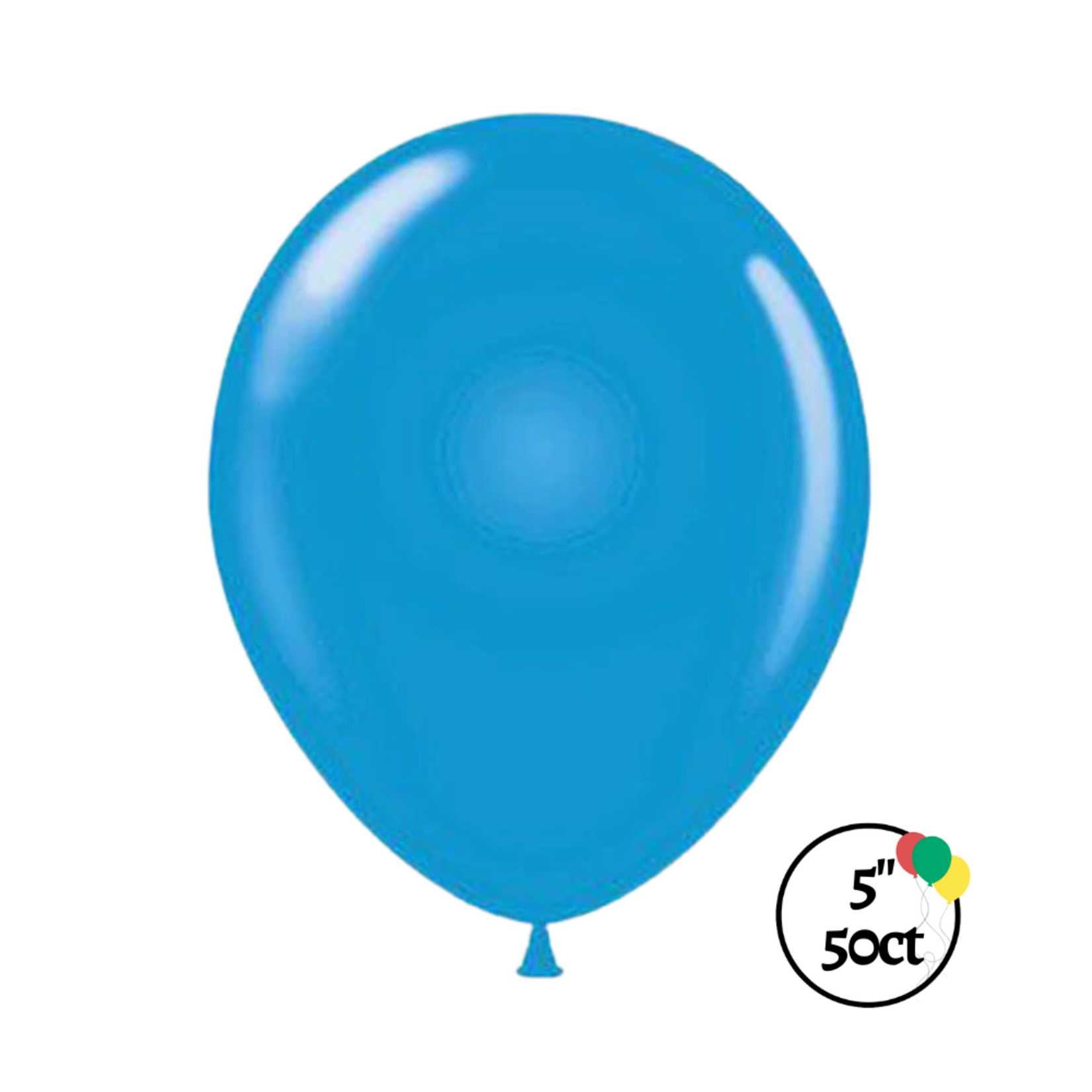 Tuftex 5" Tuftex Blue Balloon 50ct