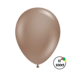 Tuftex 11" Tuftex Cocoa 100ct Balloon