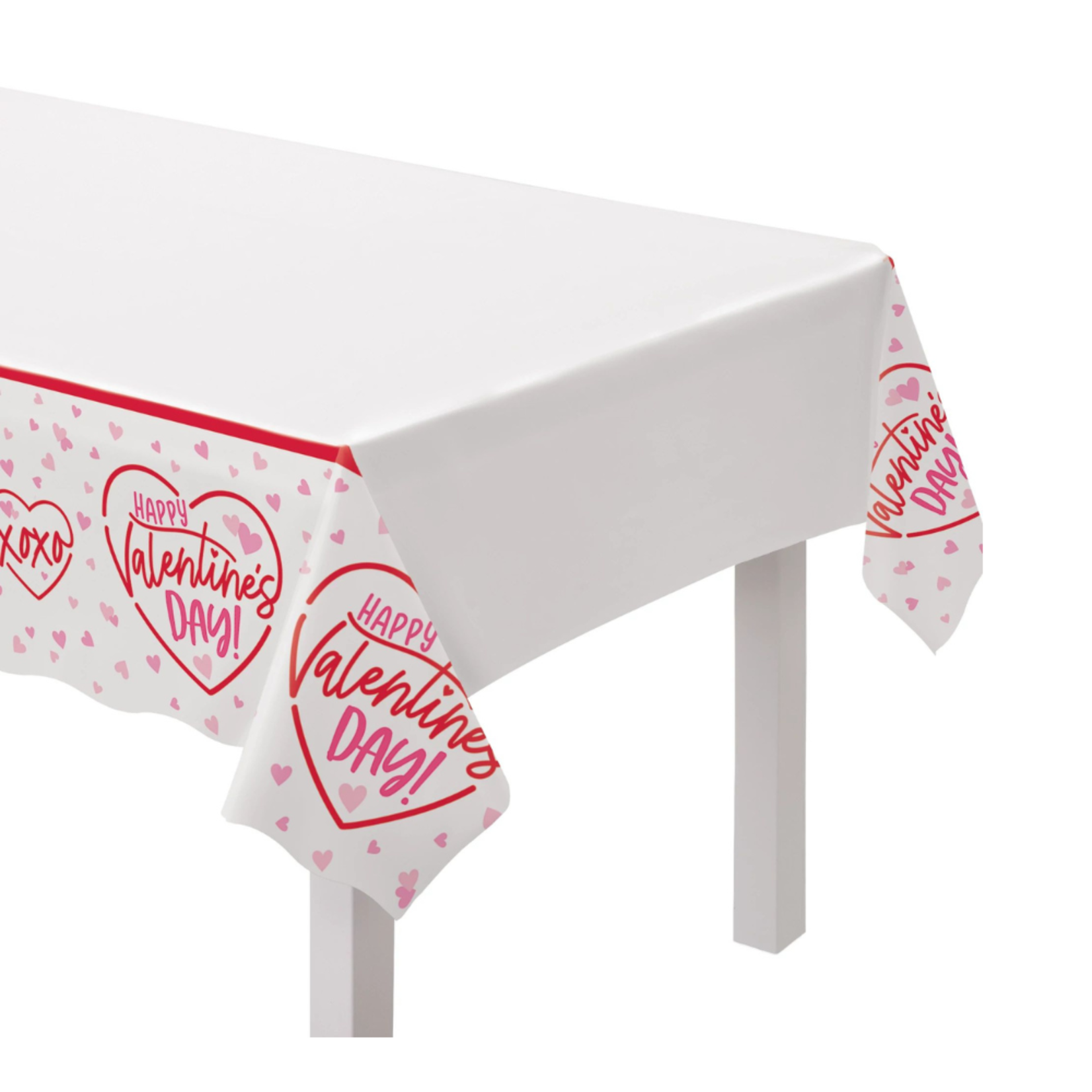 Cross My Heart Valentines Day Table Cover