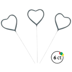 Heart Sparklers 6ct
