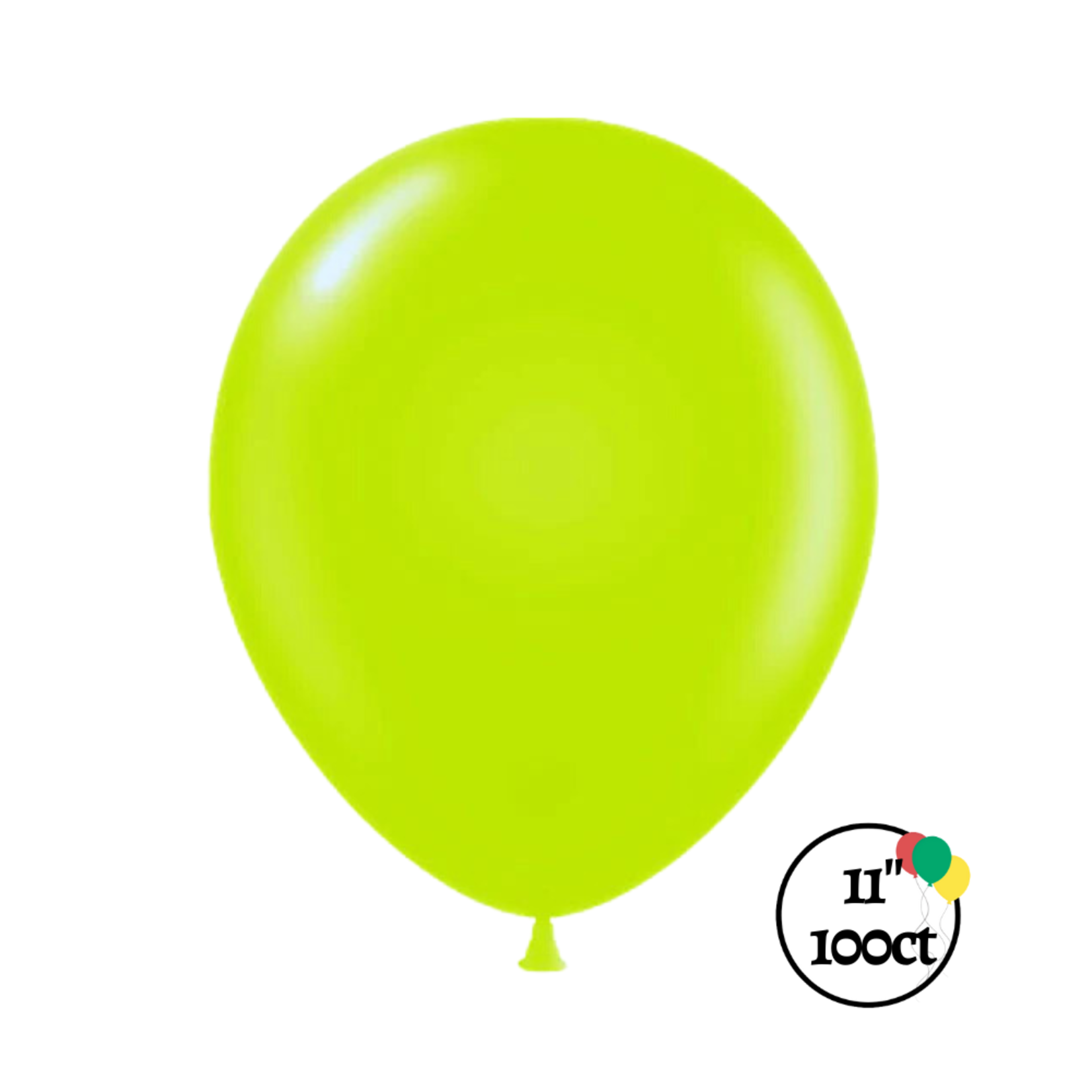 Tuftex 11" Tuftex Lime Green Balloon 100ct