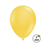 Tuftex 5" Tuftex Goldenrod Balloon 50ct