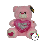 12" Musical Teddy Bear W/ Love Heart