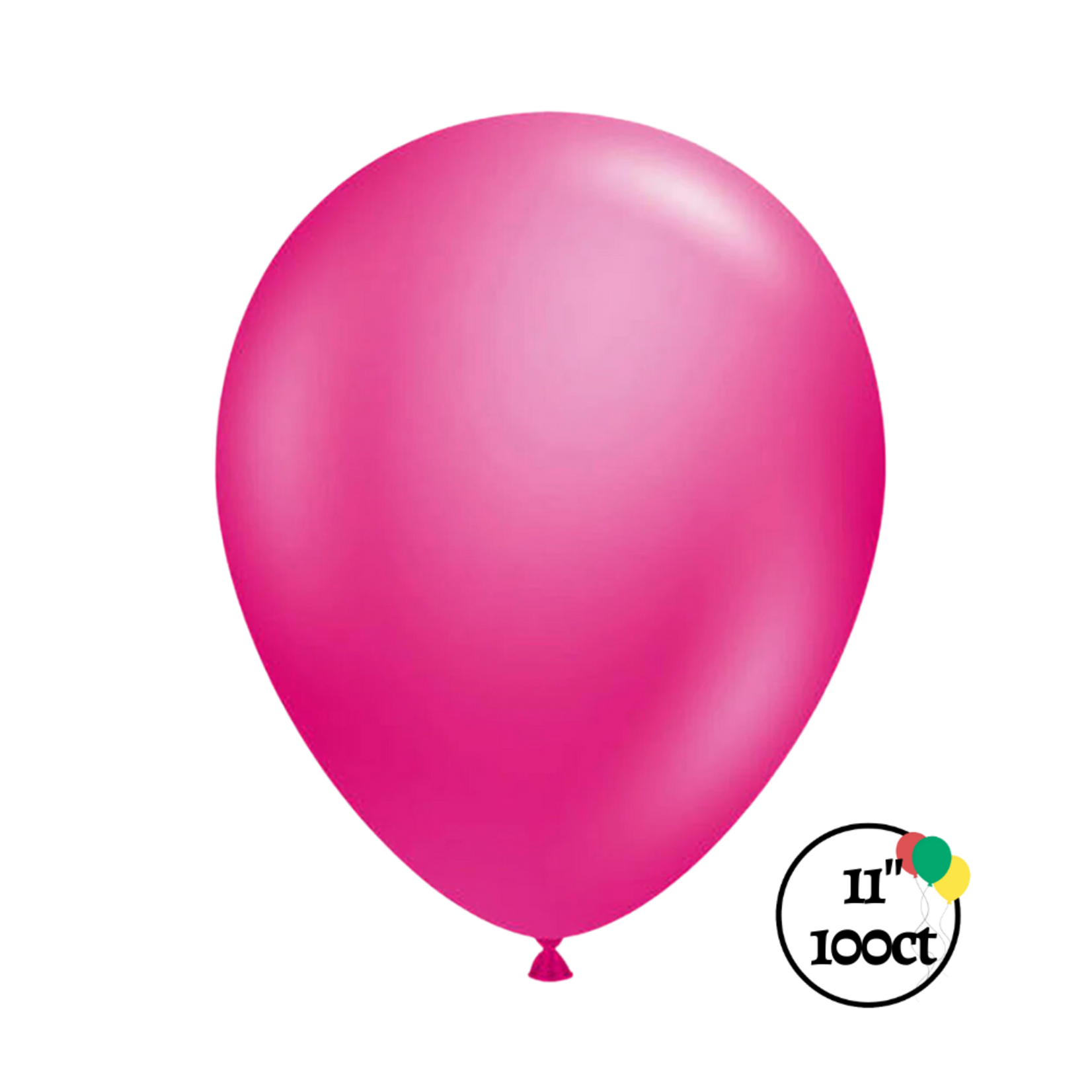 Tuftex 11" Tuftex Metallic Fuchsia 100ct