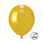 Gemar Gemar Metallic Gold 5" Balloon