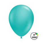 Tuftex Tuftex 11" Teal Balloon 100ct.
