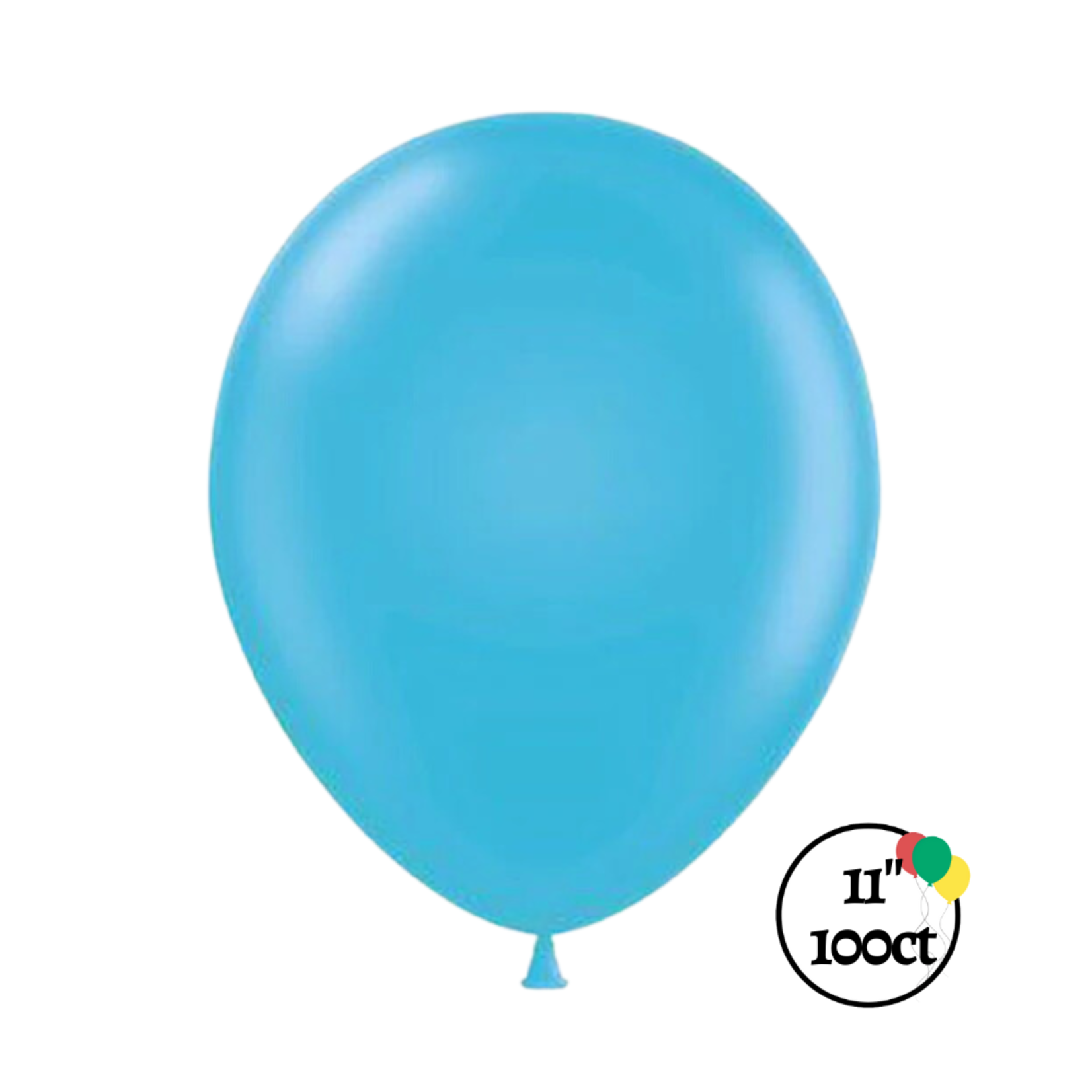 Tuftex 11" Tuftex Turquoise Balloon 100ct