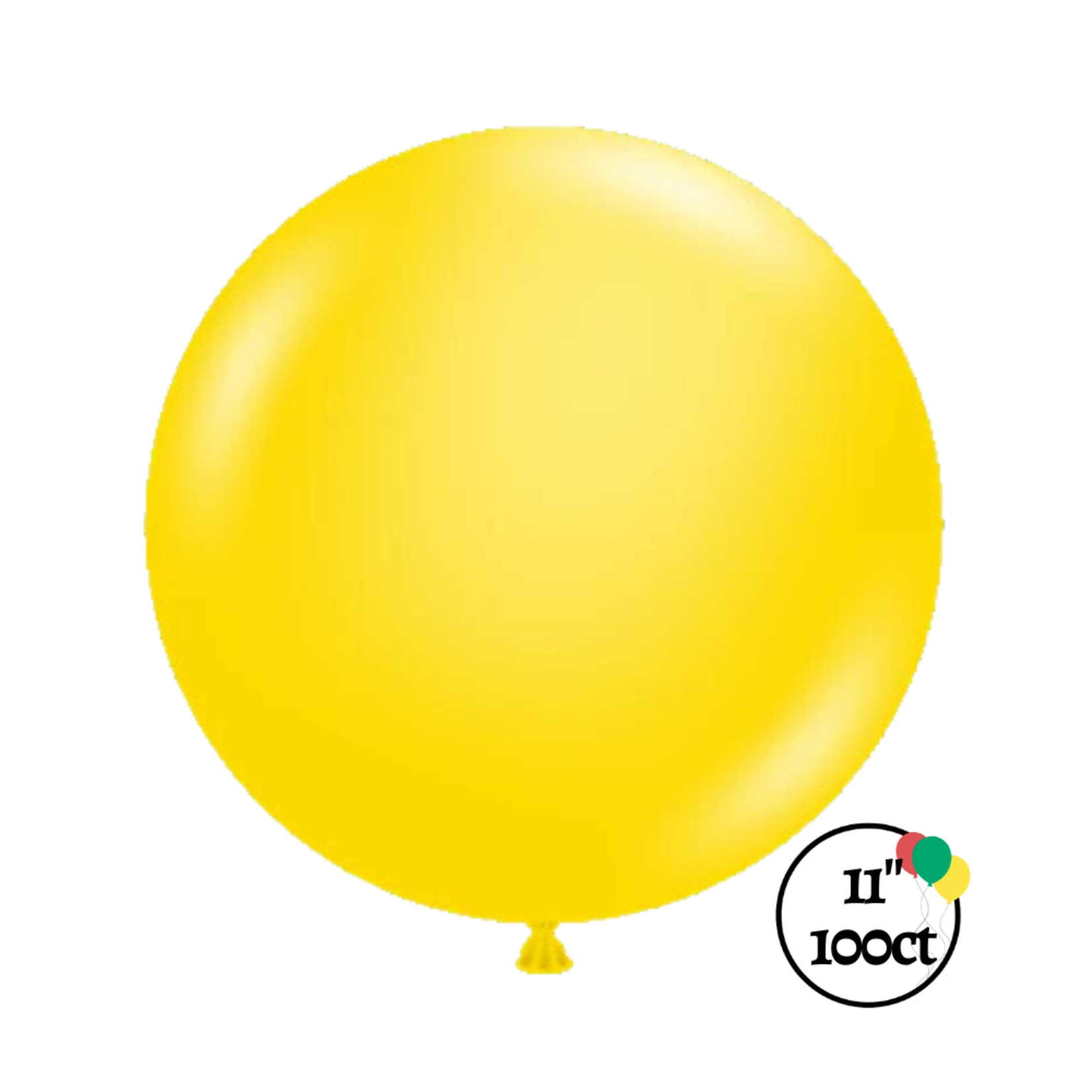 Tuftex 11" Tuftex Yellow Balloon 100ct