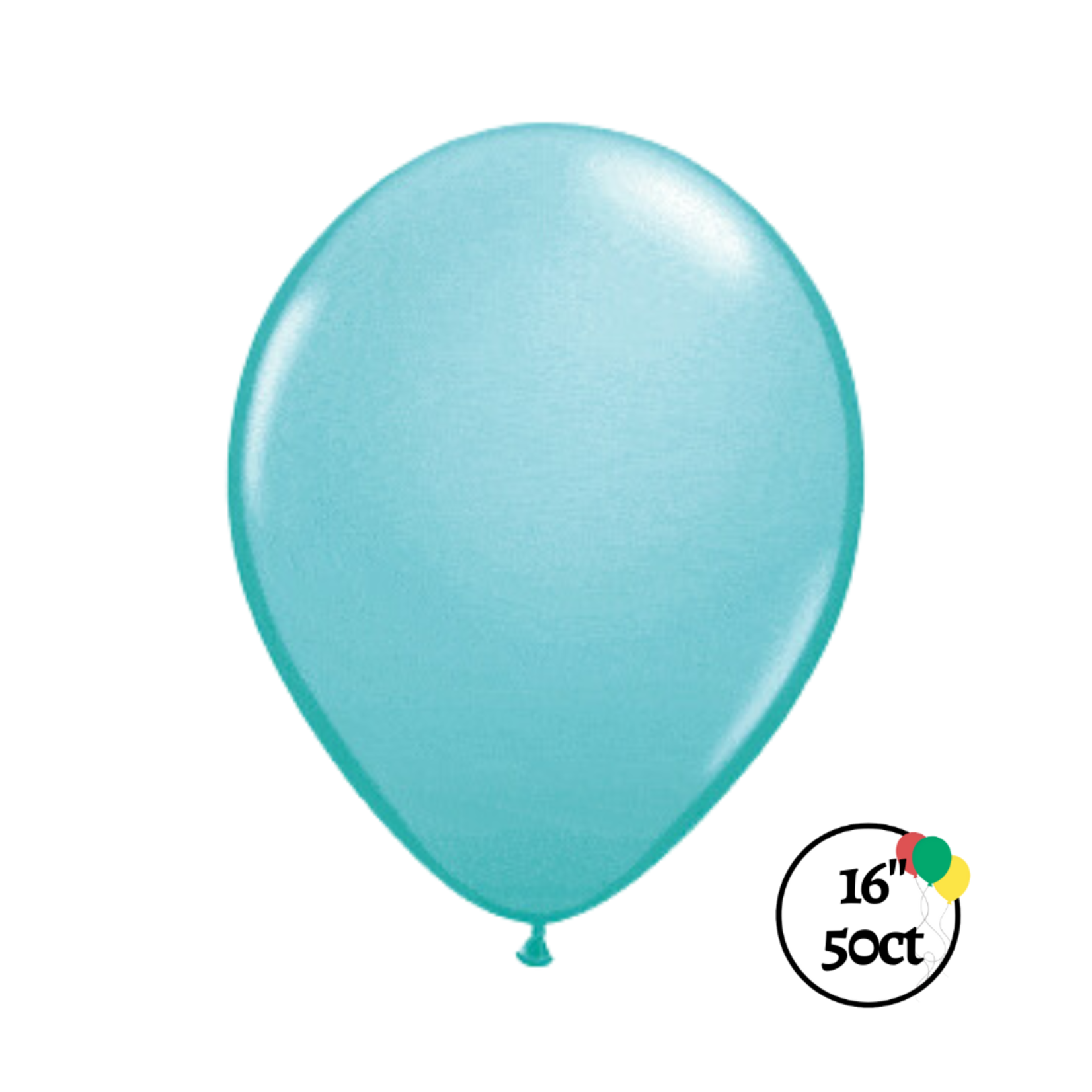 Qualatex Qualatex Caribbean Blue 16" 50ct