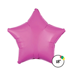 Anagram Bright Bubble Gum Pink 18″ Star Balloon