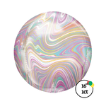 16" Pastel Marble Orbz Balloon