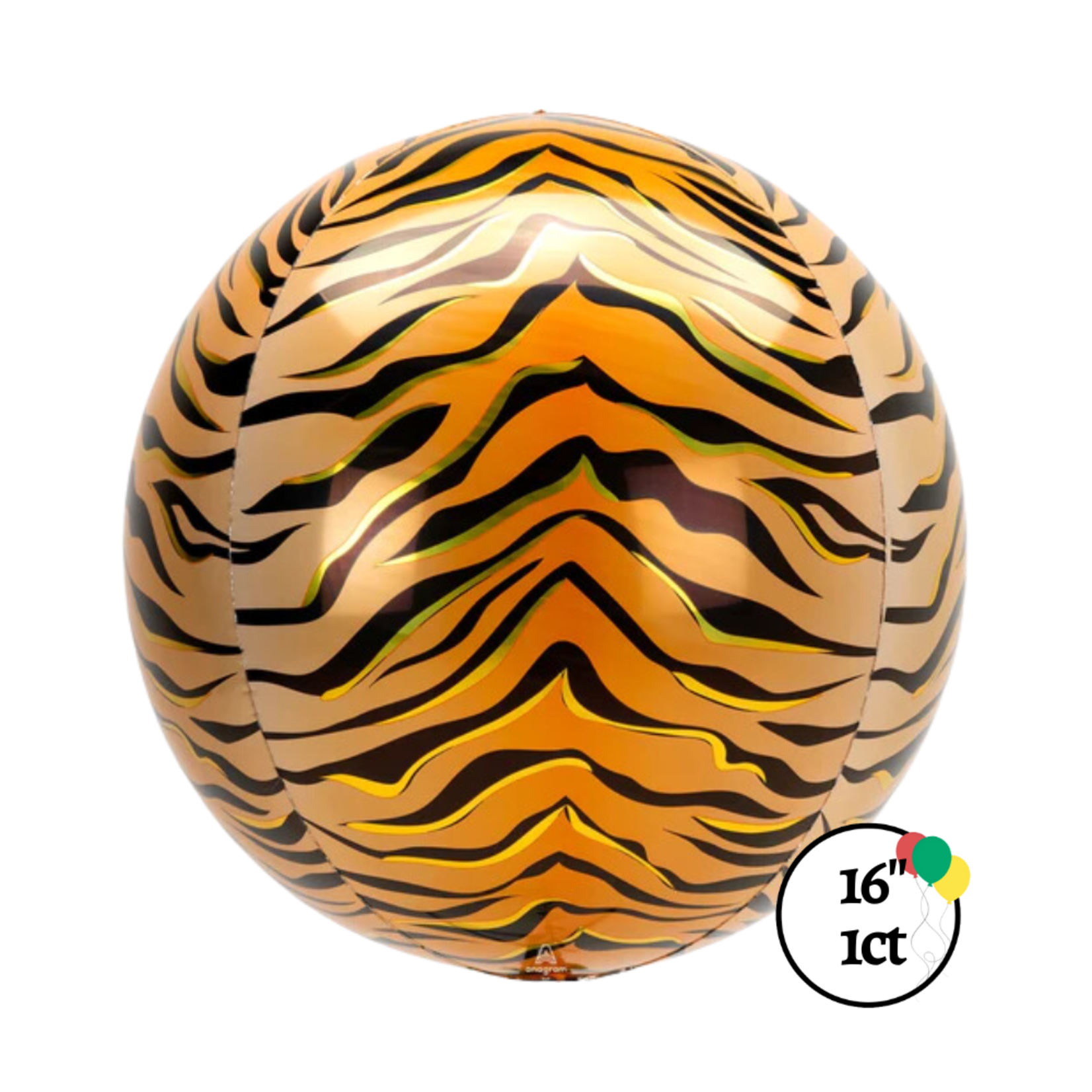 16" Tiger Orbz Balloon