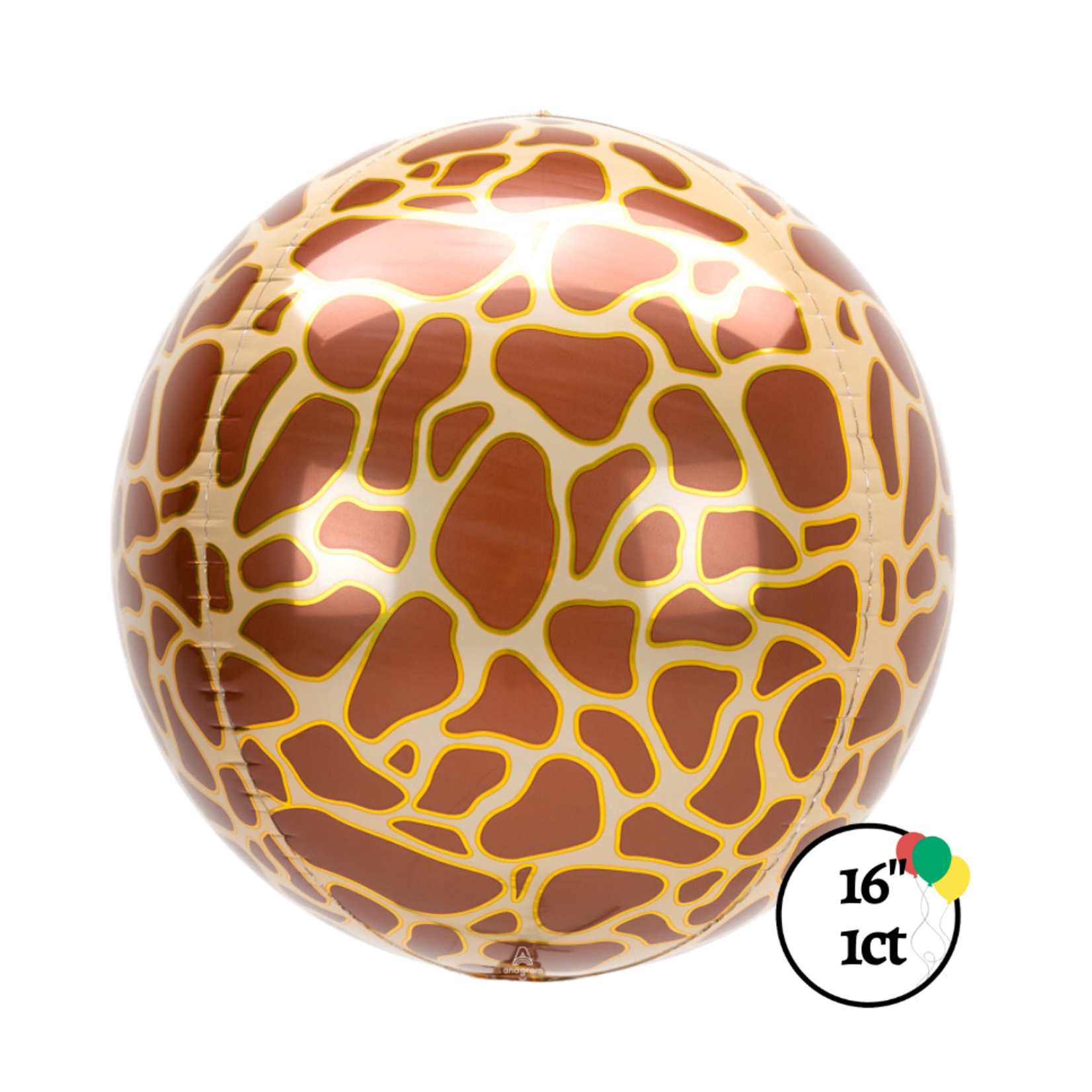 16" Giraffe Orbz Balloon