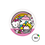 7" Hello Kitty Dessert Plate 8ct