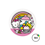 Hello Kitty 7" Dessert Plate 8ct