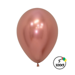 Sempertex Sempertex 5'' Reflex Rose Gold 100ct Balloons