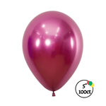 Sempertex Sempertex 5'' Reflex Fuchsia 100ct Balloons