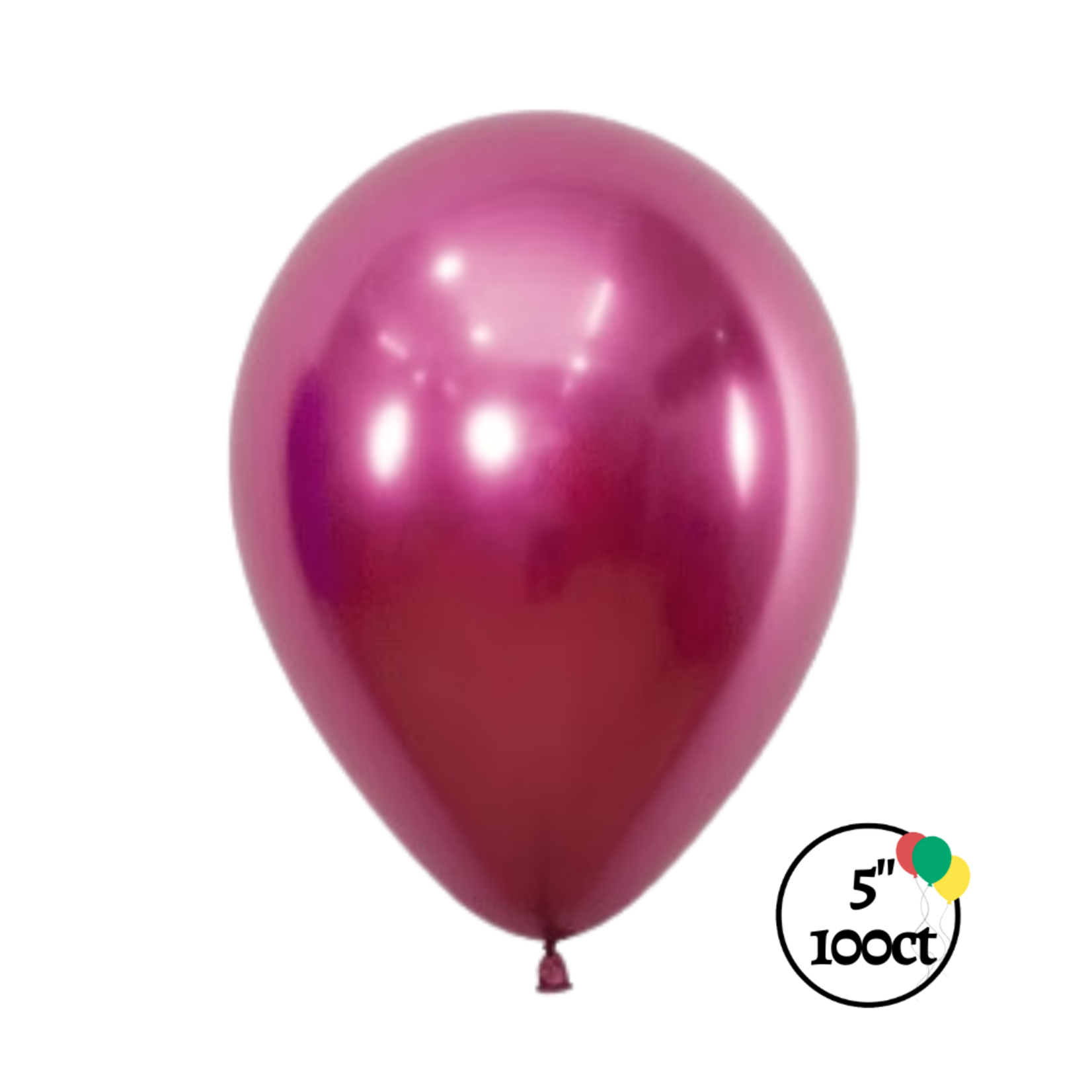Sempertex Sempertex 5" Reflex Fuchsia 100ct Balloons