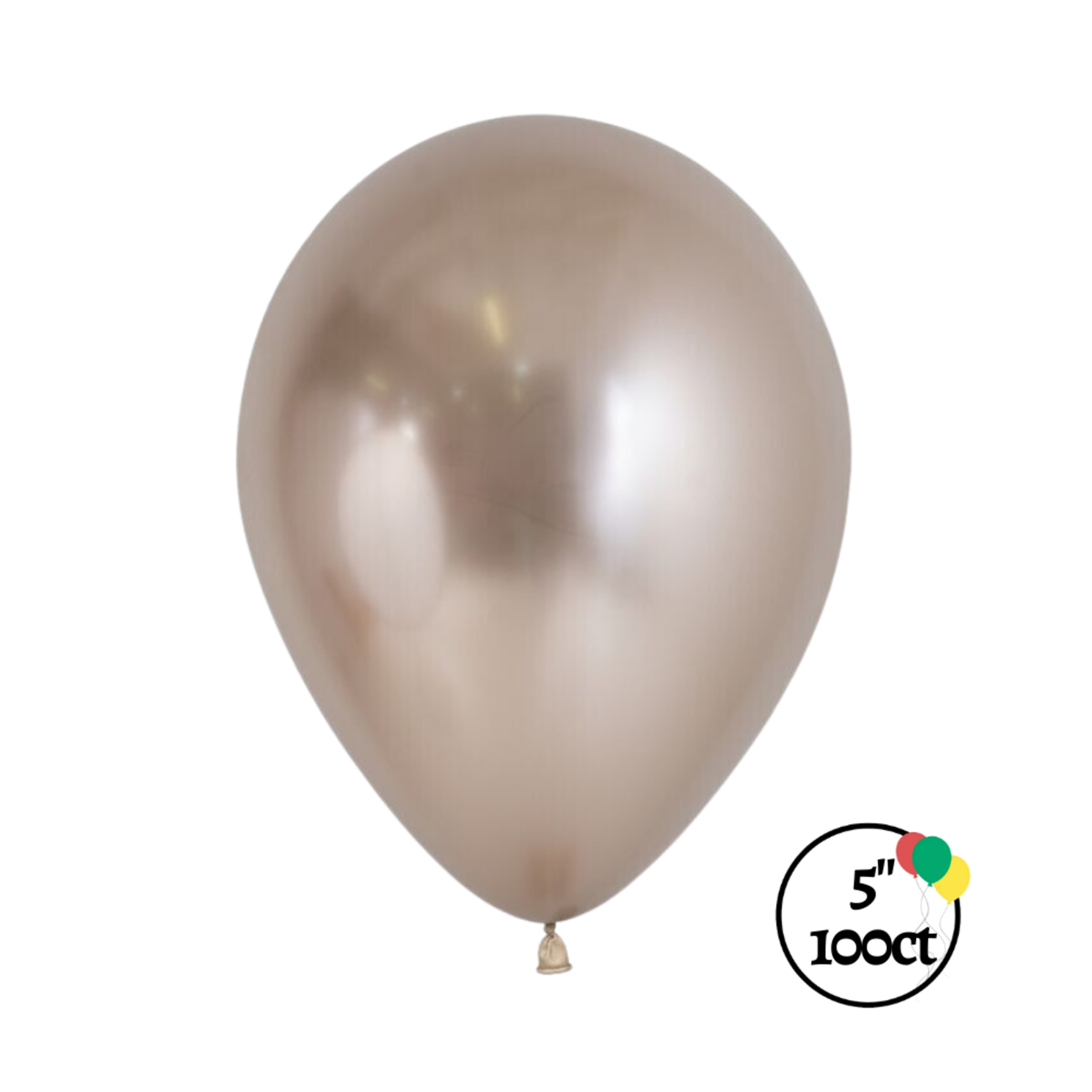 Sempertex Sempertex 5" Reflex Champagne 100ct Balloons