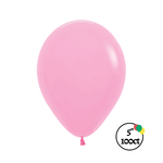 Sempertex Sempertex 5" Fashion Bubble Gum Pink 100ct Balloons