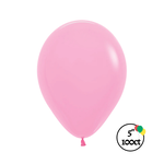 Sempertex Sempertex 5" Fashion Bubblegum Pink 100ct Balloons