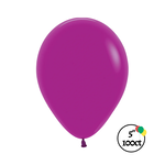Sempertex Sempertex 5" Deluxe Purple Orchid 100ct Balloons