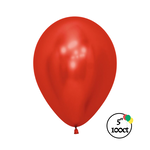 Sempertex Sempertex 5" Reflex Crystal Red 100ct Balloons