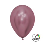 Sempertex Sempertex 5" Reflex Pink 100ct Balloons