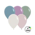Sempertex Sempertex 11" Pastel Dusk Assortment 100ct Balloons