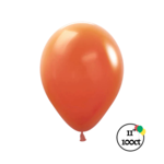 Sempertex Sempertex 11" Deluxe Sunset Orange 100ct Balloons