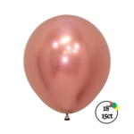 Sempertex Sempertex 18'' Reflex Rose Gold 15ct Balloons