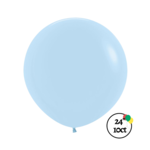 Sempertex Sempertex 24" Pastel Matte Blue 10ct Balloons