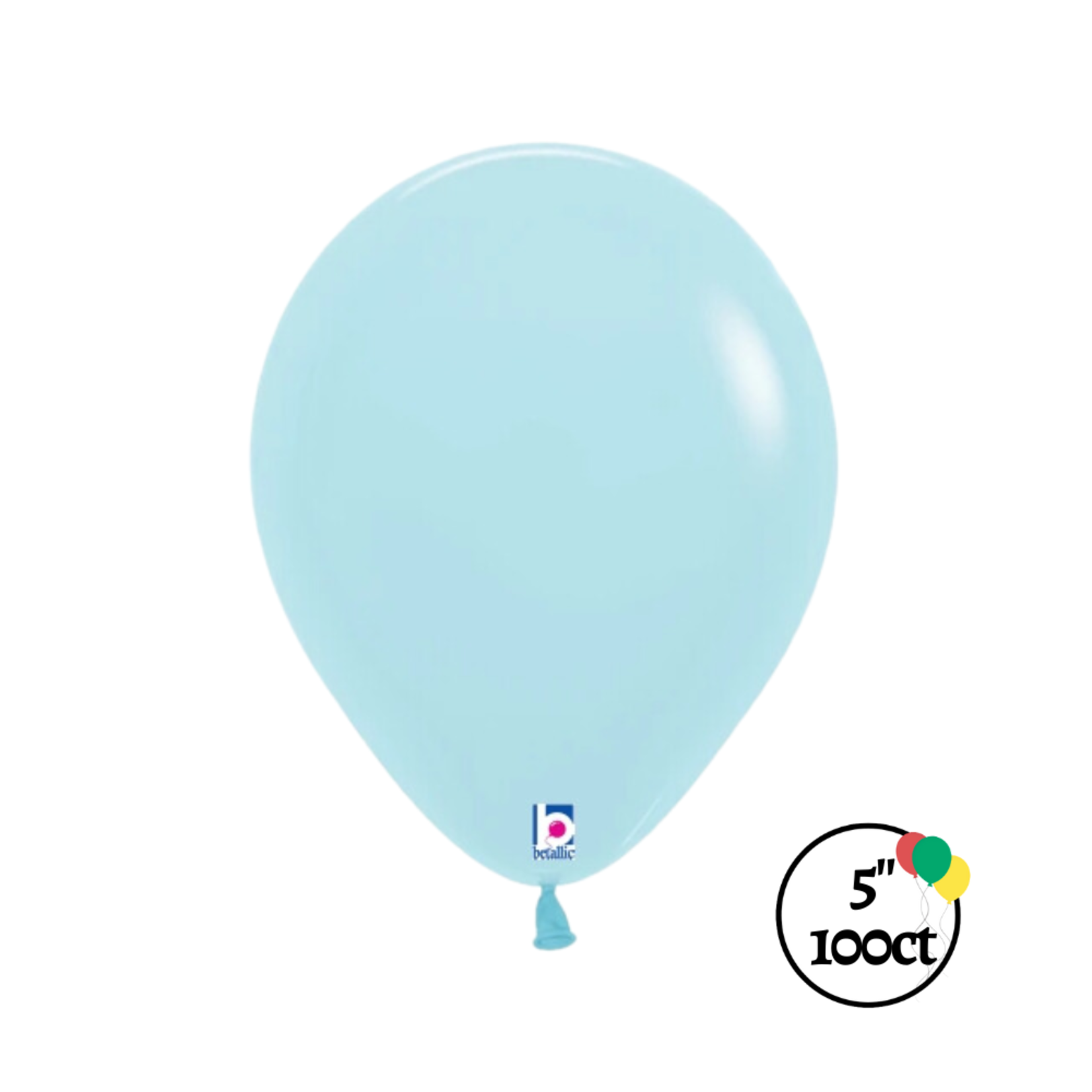 Sempertex Sempertex 5" Pastel Matte Blue 100ct Balloons