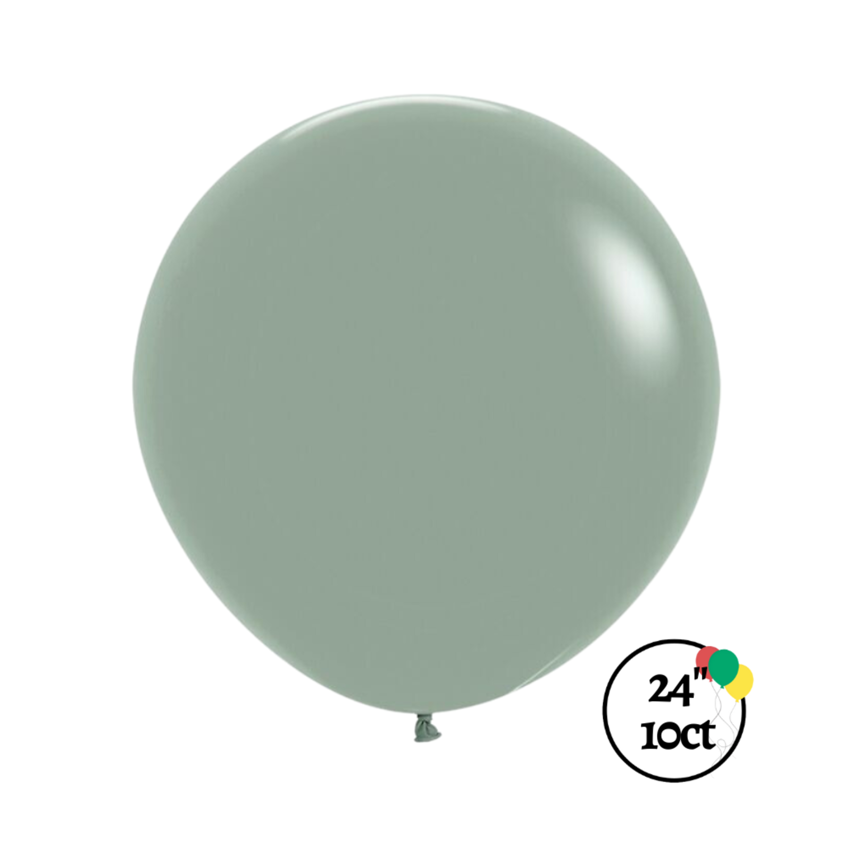 Sempertex Sempertex 24" Pastel Dusk Laurel Green 10ct Balloons
