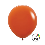 Sempertex Sempertex 18" Deluxe Sunset Orange 25ct Balloons