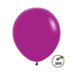 Sempertex Sempertex 18" Deluxe Purple Orchid 25ct Balloons