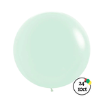 Sempertex Sempertex 24" Pastel Matte Green 10ct Balloons