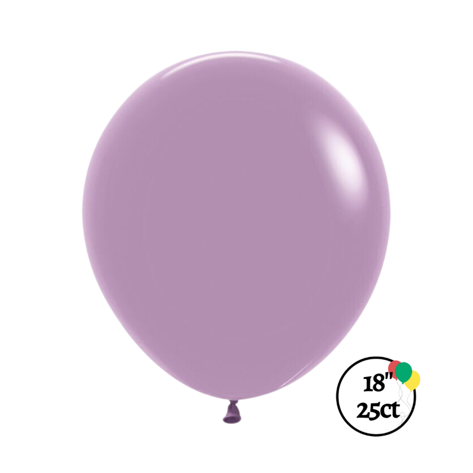 Sempertex Sempertex 18" Pastel Dusk Lavender 25ct Balloons